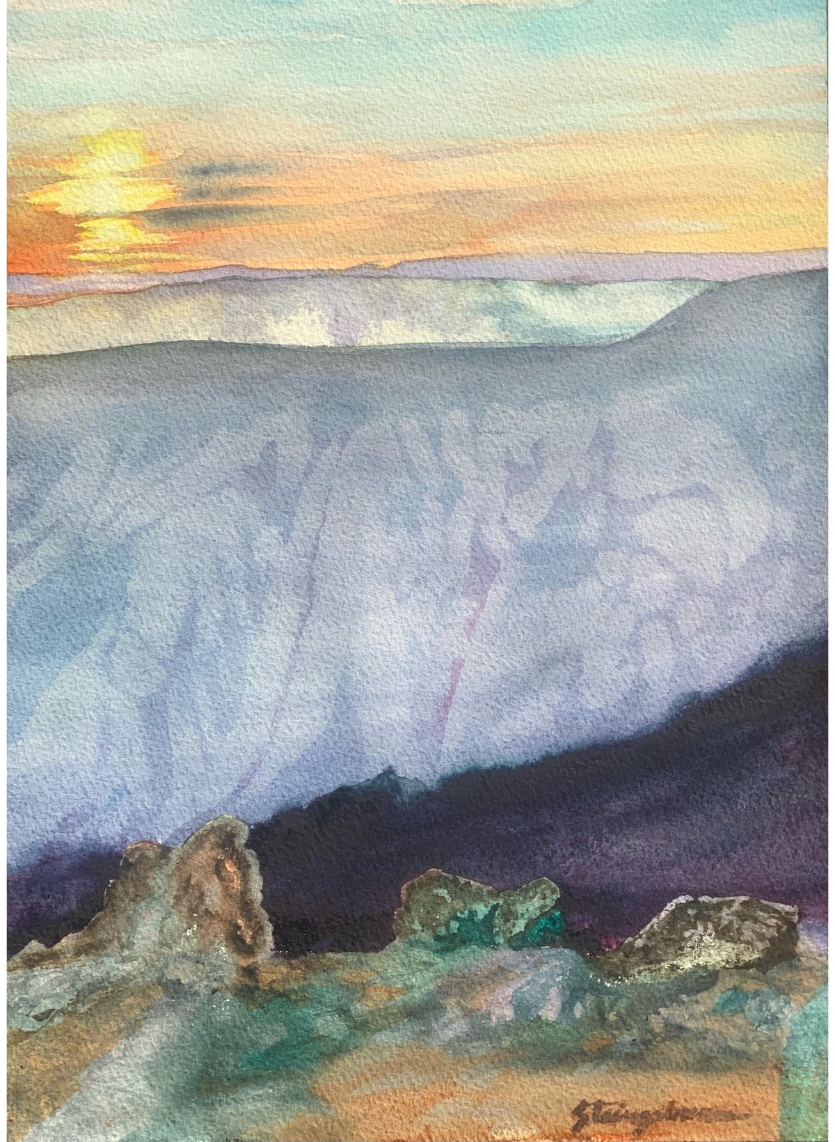 Fagradalsfjall Volcano XIV, Midnight Sun