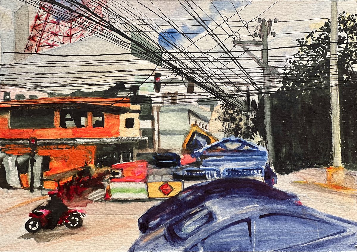 Manila Street Sketch I