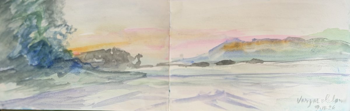 Sunset on Vargas Island